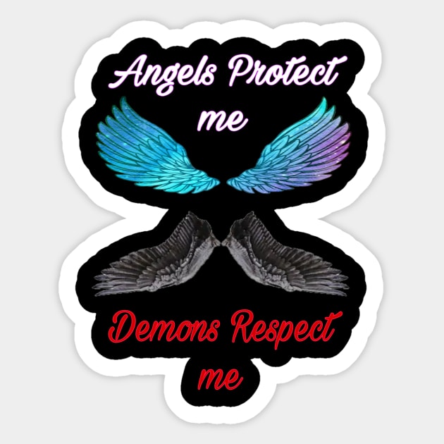 Angel and demons Sticker by EFORYA